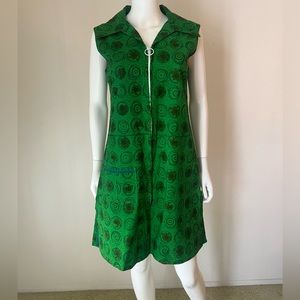 Marimekko fabric Vintage handmade beach cover up/dress